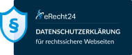 Siegel eRecht24 Datenschutzerklärung